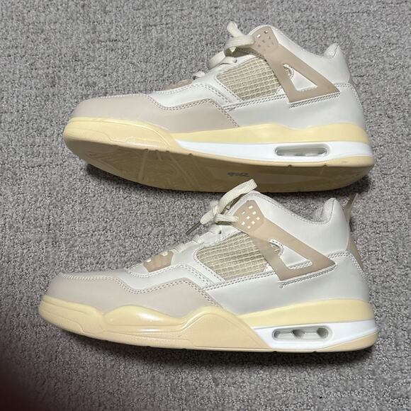 Nike Air Jordan Adult retro 4 Sand Linen Size 9 Authentic GREAT Condition! main image 4